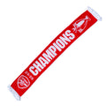 Arsenal Champions 25/26 Scarf  Red & White