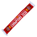 Arsenal Champions 2026 Scarf  Red & Yellow